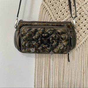 Brighton Rosalie patent leather crossbody bag